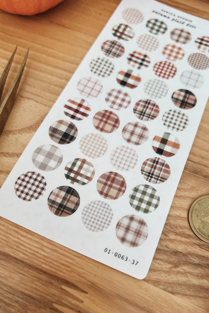 Sarica Studio - Autumn Plaid Dots