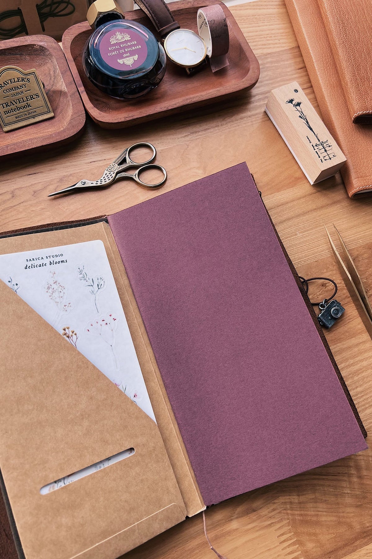 Sarica Studio - Bordeaux Notebook (Standard TN Size)