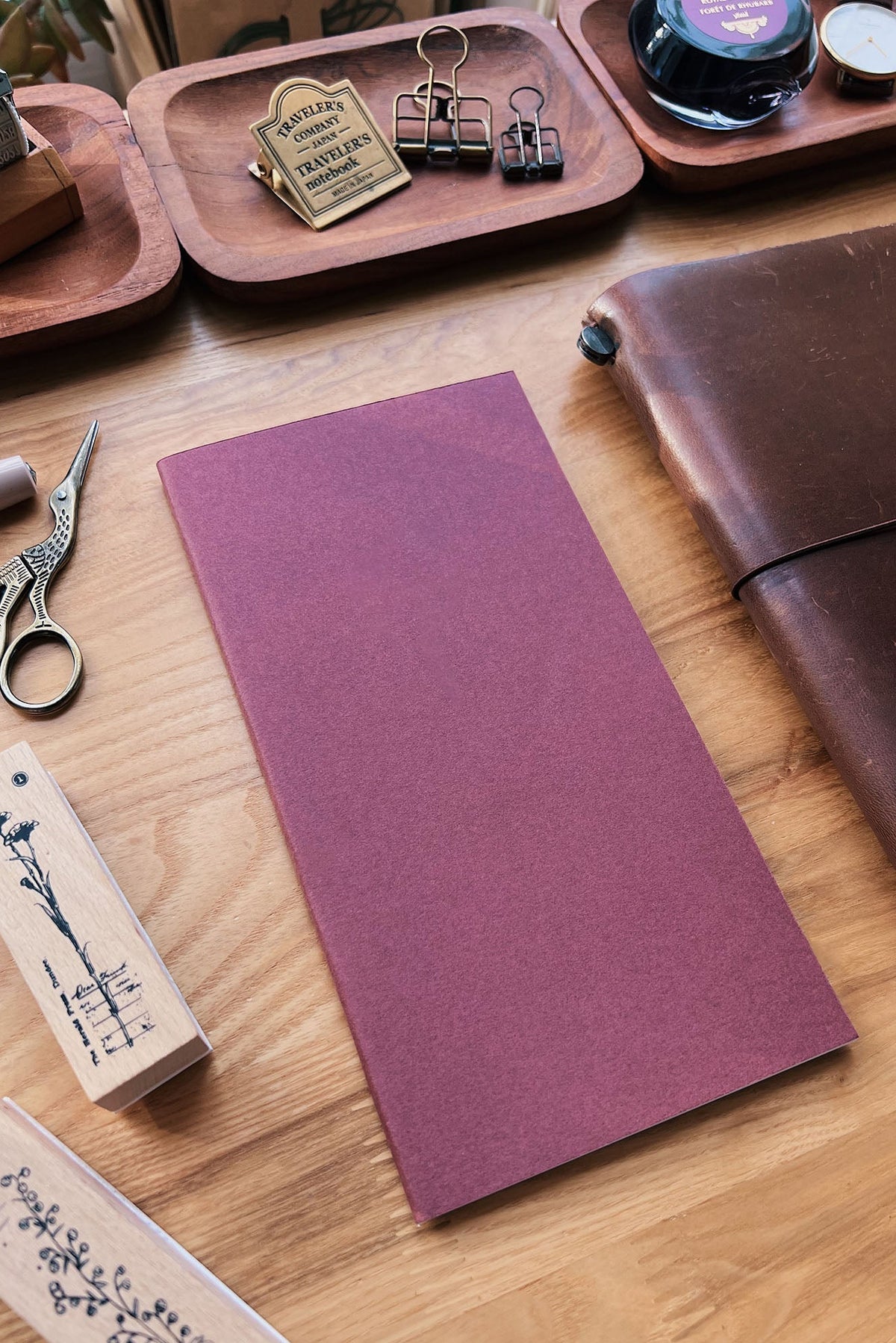 Sarica Studio - Bordeaux Notebook (Standard TN Size)