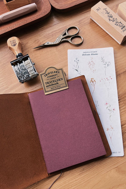 Sarica Studio - Bordeaux Notebook (Passport TN Size)