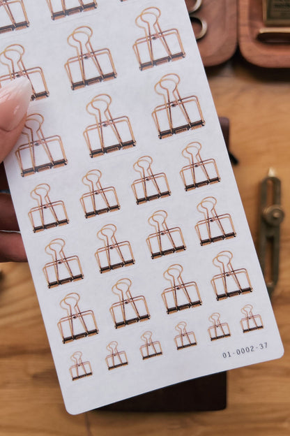 Sarica Studio - Brass Binder Clip