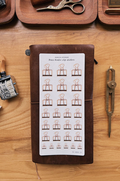 Sarica Studio - Brass Binder Clip