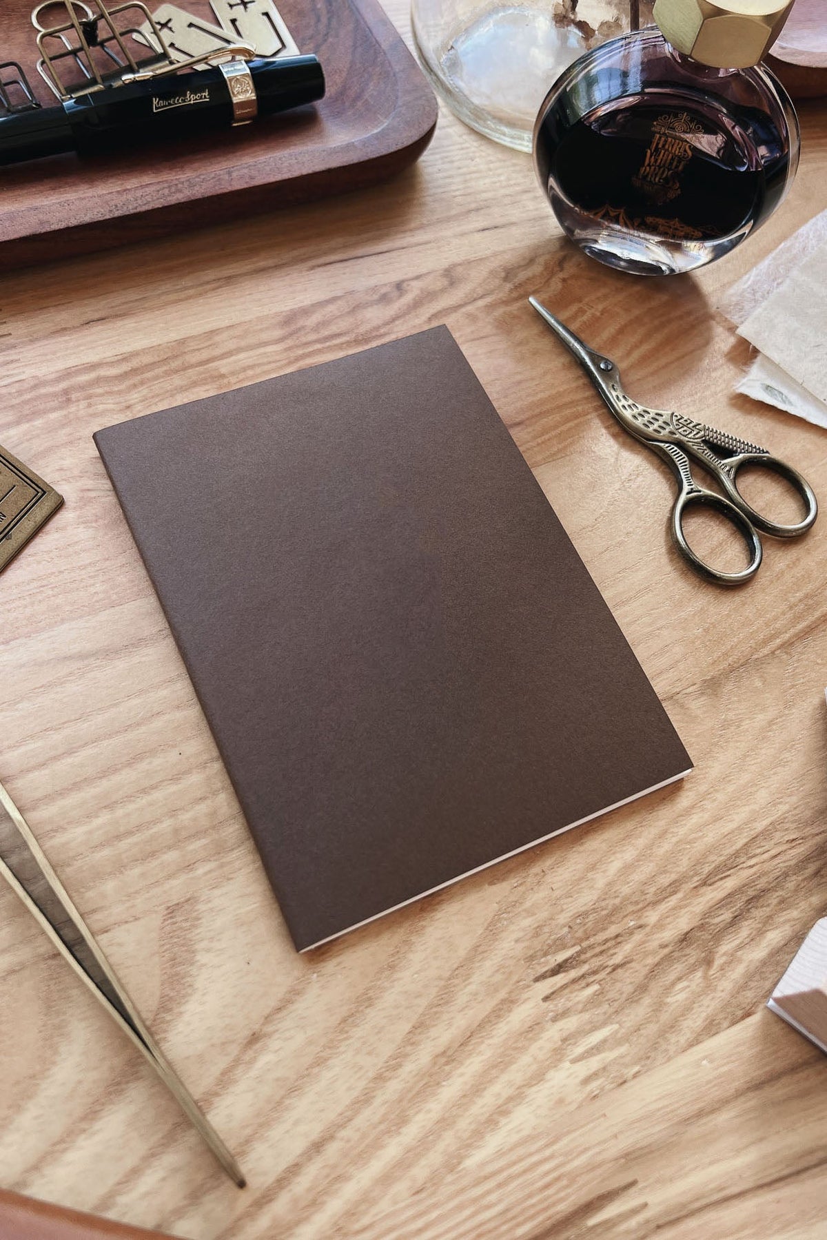 Sarica Studio - Brown Notebook (Passport TN Size)