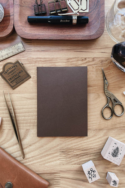 Sarica Studio - Brown Notebook (Passport TN Size)