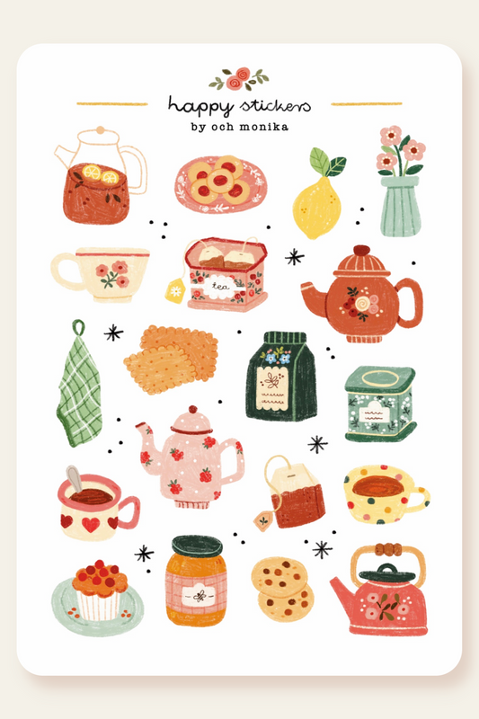 Och Monika - Tea Time | Tea Lover Stationery Gift