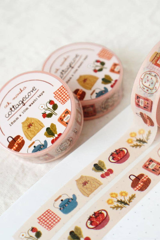 Och Monika - Cottagecore - Decorative Washi Tape