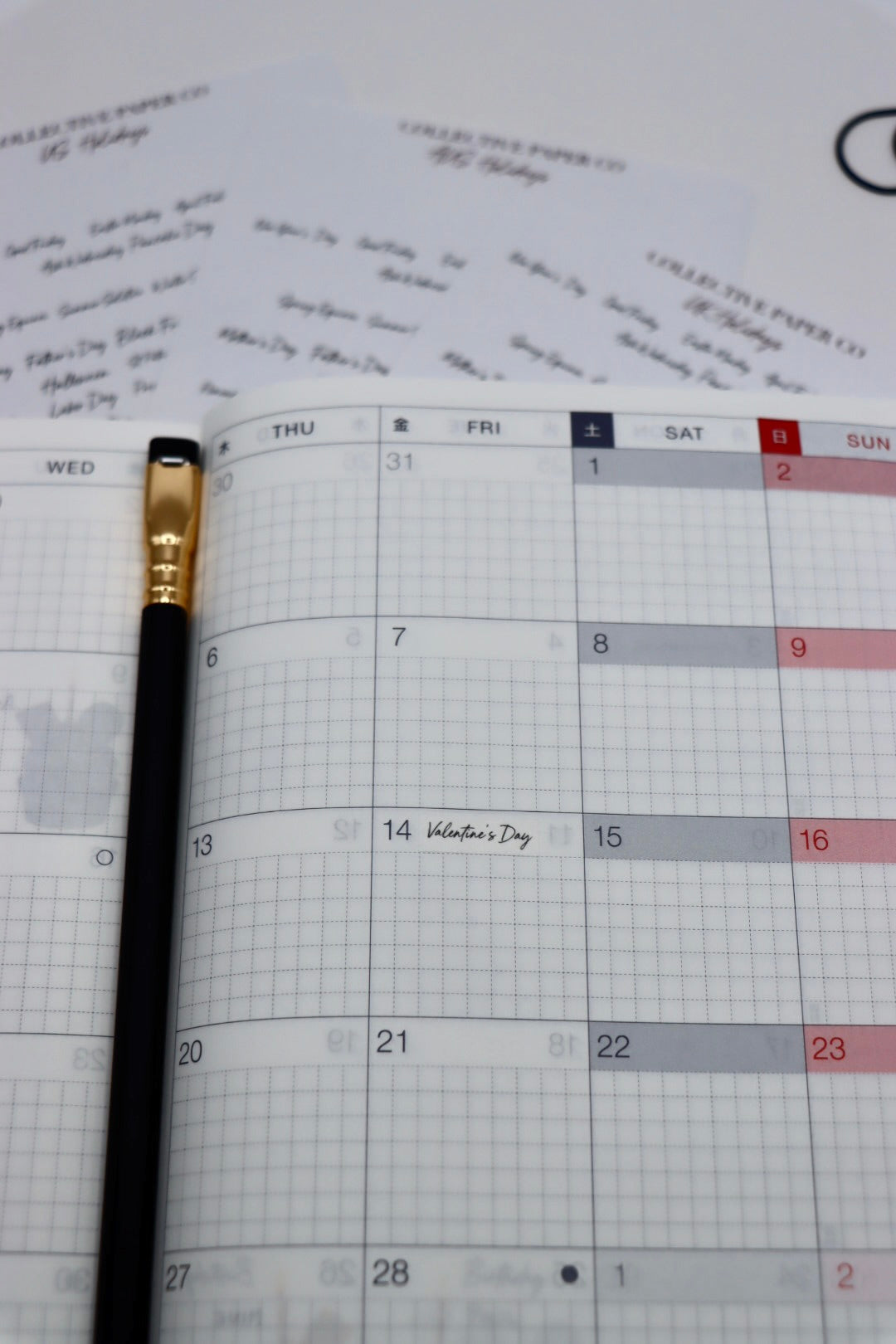 Holiday and special days