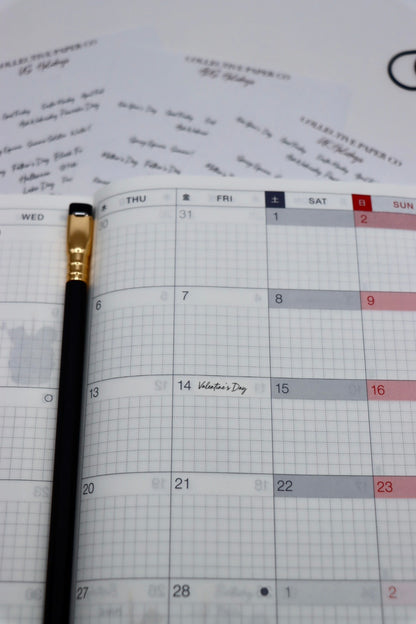 Holiday and special days