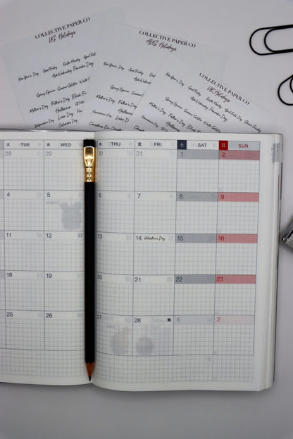 Holiday and special days