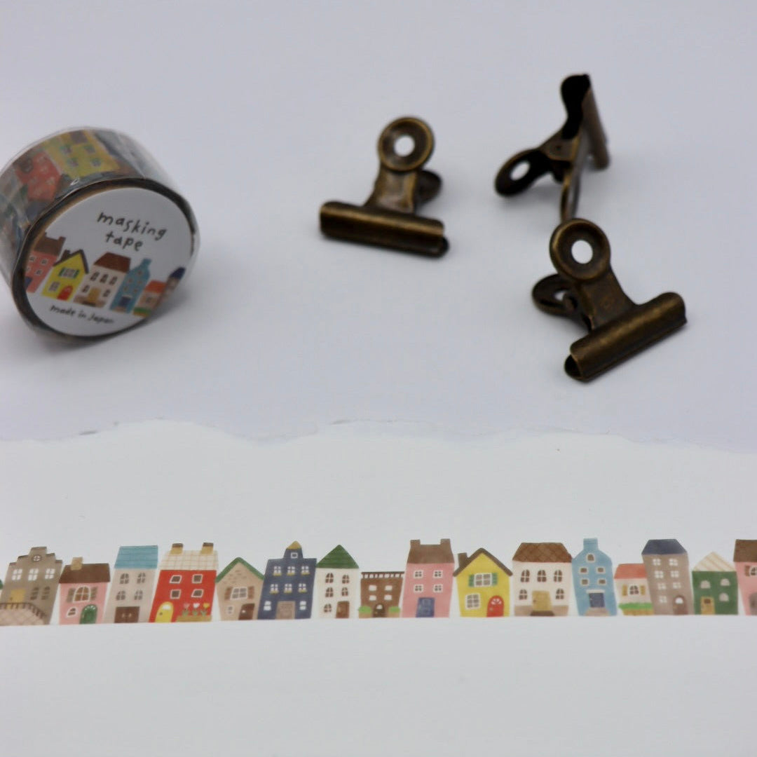 Decorative washi tape with house design 
