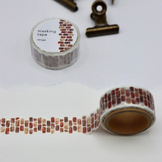Mind Wave Masking tape - Renga (Brick)