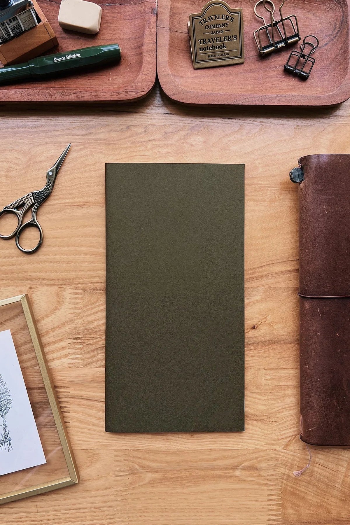 Sarica Studio - Olive Green Notebook (Standard TN Size)