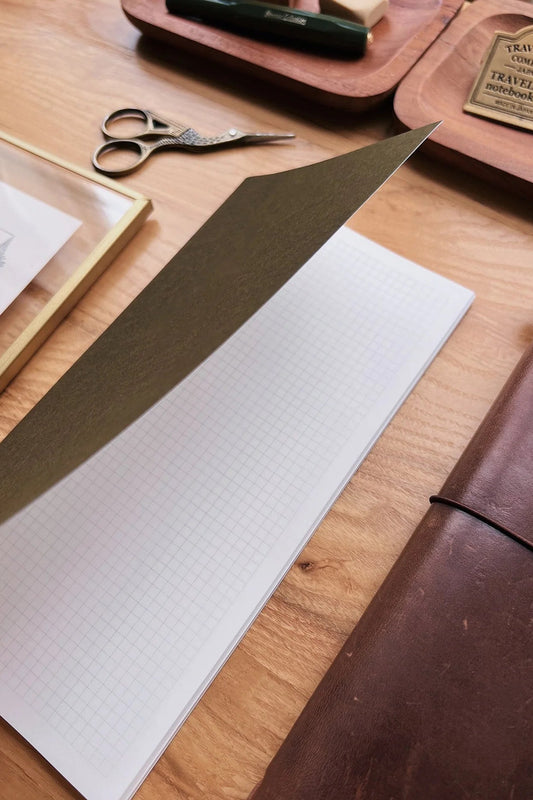 Sarica Studio - Olive Green Notebook (Standard TN Size)
