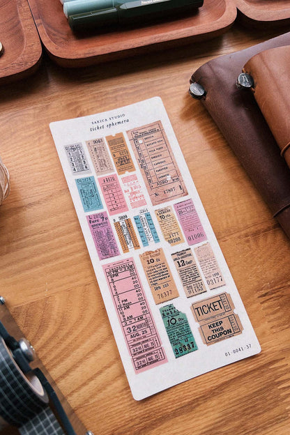 Sarica Studio - Ticket Ephemera