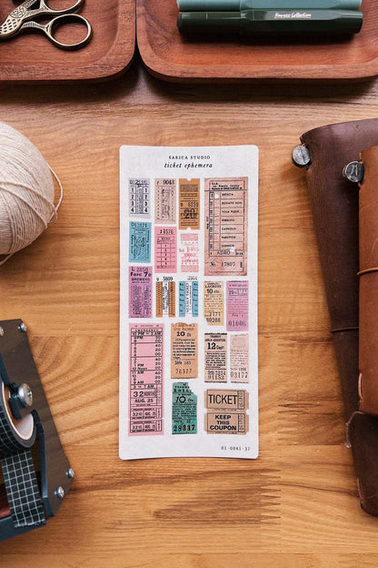 Sarica Studio - Ticket Ephemera